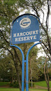 Harcourt Reserve Sign