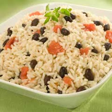 Rice Saute With Black Beans & Tomatoes