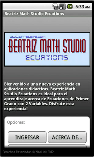 Beatriz Math Studio Ecuaciones