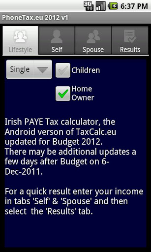 PhoneTax.eu Eire TaxCalc 2015