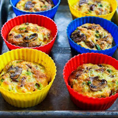 Baked Mini-Frittata Recipe with Mushrooms, Cottage Cheese, and Feta (Phase One, Low-Carb, Gluten-Free)