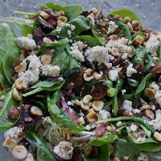 Warm Spinach and Dried Fig Salad from Sun-Maid