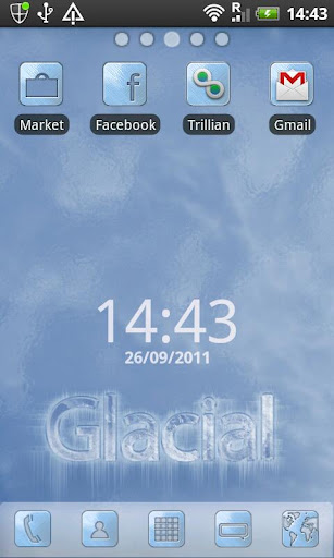 GO Launcher Ex Glacial Theme