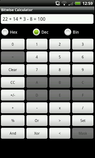 Bitwise Calculator