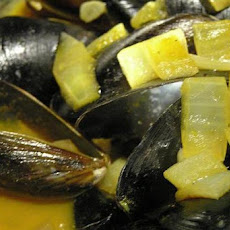 Mussels in Carrot Ginger Broth