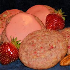 Fresh Strawberry Pecan Cookies