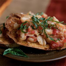 Tomato and Bean Bruschetta