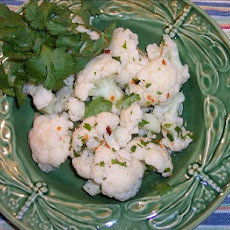 Cauliflower With Lime and Hot Pepper Vinaigrette
