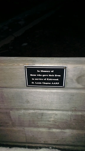 AARP Dedication Bench