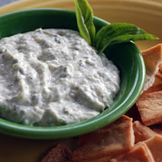 Basil Parmesan Dip (Cooking Light)