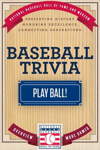 Baseball Hall of Fame Trivia