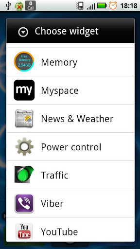 Memory Widget