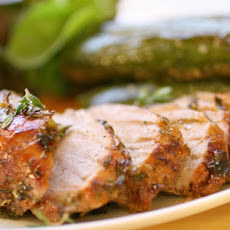 Gingery Roast Pork with Thyme
