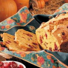 Pumpkin Cranberry Nut Bread