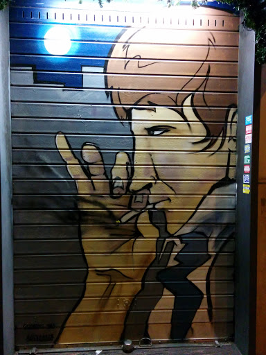 Smoking Guy Mural