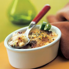 Warm Jasmine Rice Puddings with Passion Fruit