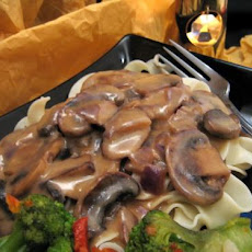 Wild Mushroom Stroganoff With Noodles