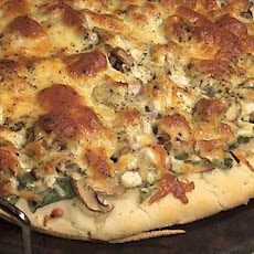 Spinach Feta Pizza (6 WW points)