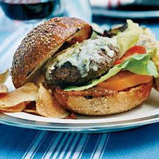 Beef Burgers with Peanut-Chipotle Barbecue Sauce