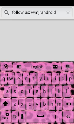 Pink Cheetah GO Keyboard Theme