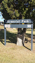 Memorial Park Entrance