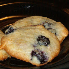 Almond Blueberry Cookies