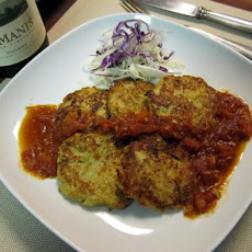 Sweet Potato Cakes With  Tomato & Soy Sauce