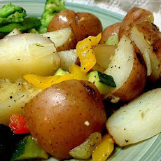 Mediterranean Roasted Potatoes and Vegetables