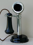 Candlestick Phones - American Electric Nickel 1 Candlestick Telephone