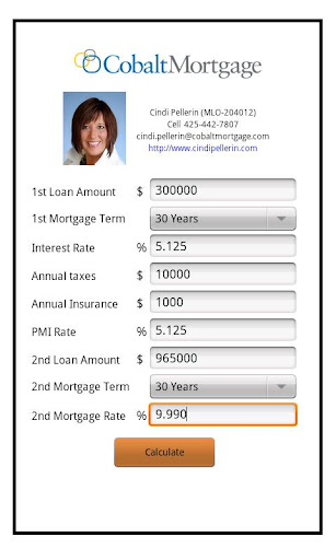 Cindi Pellerin's Mortgage Calc