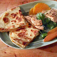 Seared Chicken With Squash Quesadilla