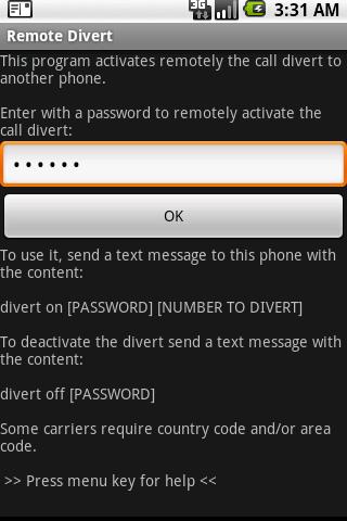 Remote Call Divert