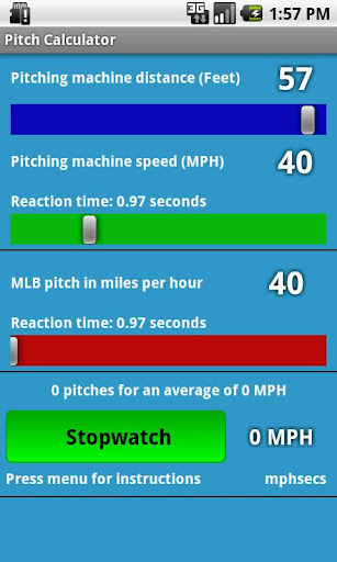 Baseball Pitch Calculator