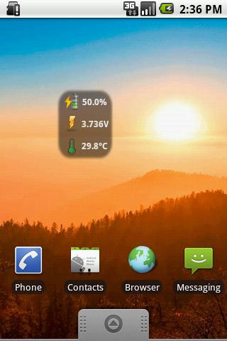 BatStat Battery Widget