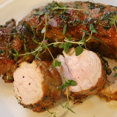 The Secret Ingredient (Honey): Honey-Thyme Roasted Pork Loin