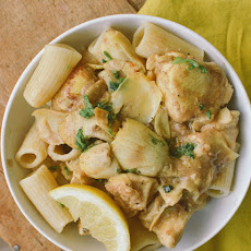 Chicken and Artichokes in Wine Sauce