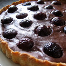 Everyday Chocolate-Cherry Tart