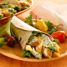 Grilled Chicken and Mango Wraps