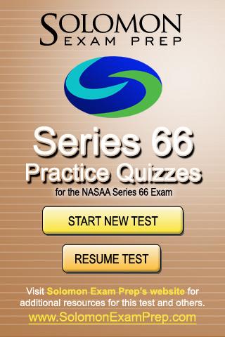 Series 66 - Practice Quizzes