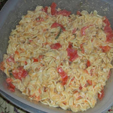 Spaetzle in Herbed Tomato Cream Sauce