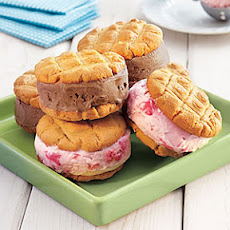 Peanut Butter Ice Cream Sandwiches