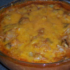 Tomato Cheesy Cabbage and Mushroom Casserole