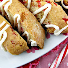 White Chocolate Peppermint Biscotti