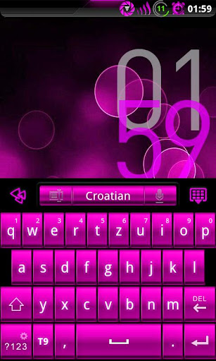 GOKeyboard Theme - AdeaPink