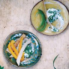 Spiced Yogurt Dip with Pita and Peppers