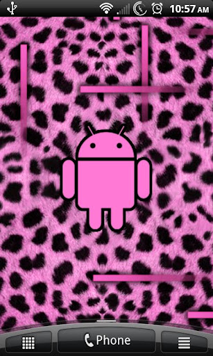 Pink Cheetah Live Wallpaper