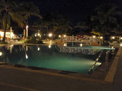 pool at night
