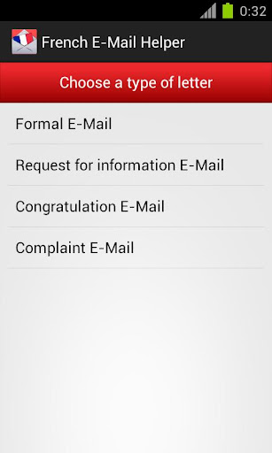French E-Mail Helper