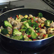 Chicken Stir Fry W/ Frozen Mixed Vegetables