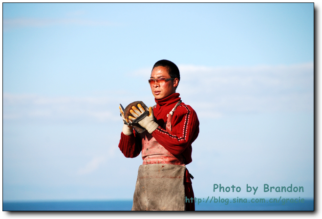 锦绣青海之 <wbr>－ <wbr>7 <wbr>青海湖边的人们